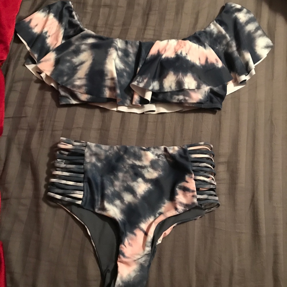 Boutique off the shoulder swim suit