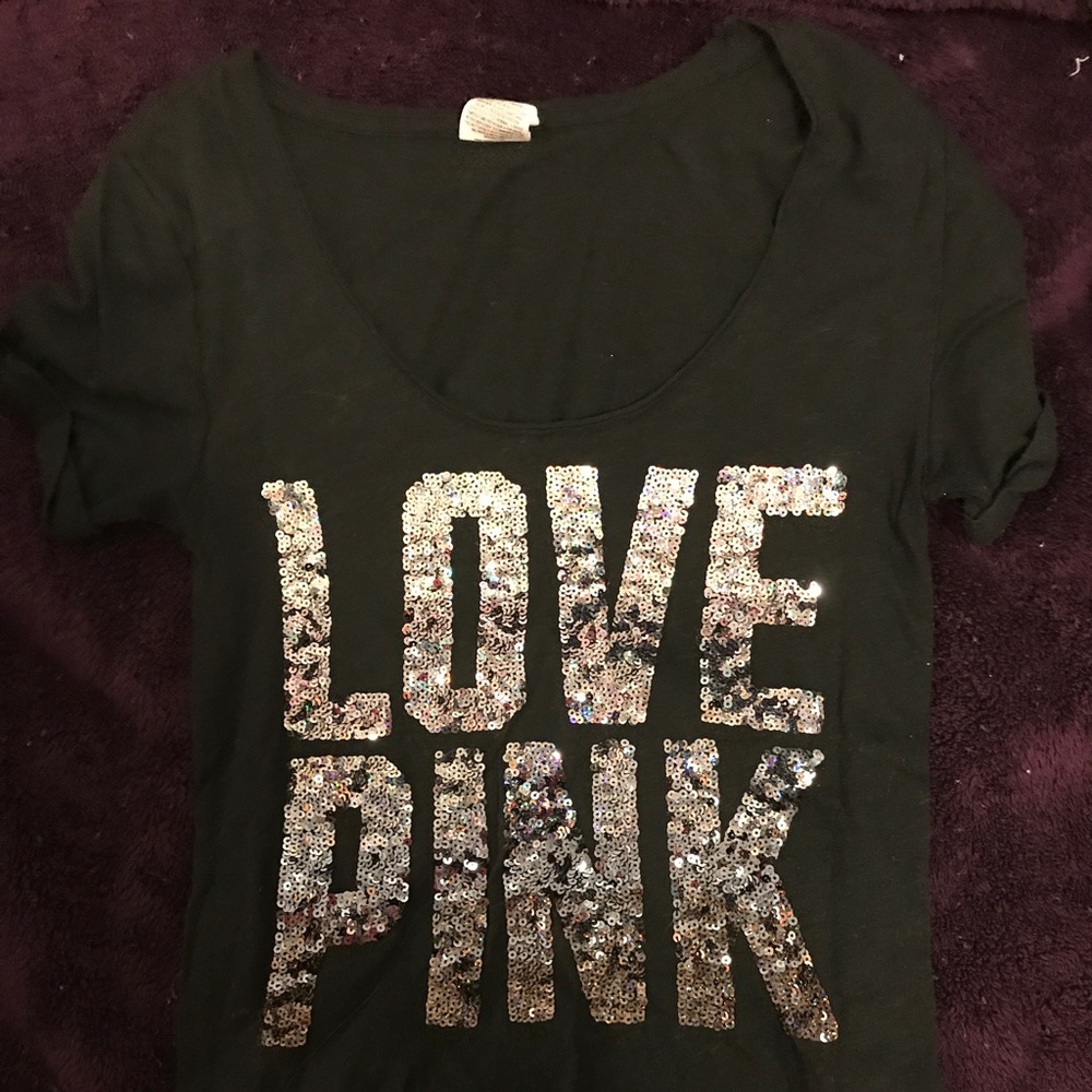 Pink sparkly shirt