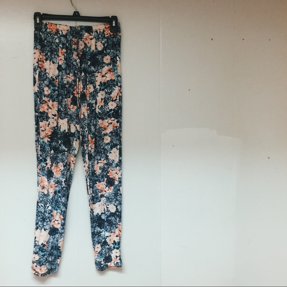 Jogger Style Floral Lounge Pants