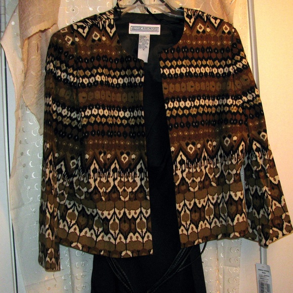 Jessica Howard Dresses - NWT Jessica Howard Dress Set - Brown / 55%Linen Jessica Howard Dresses - NWT Jessica Howard Dress Set - Brown / 55%Linen