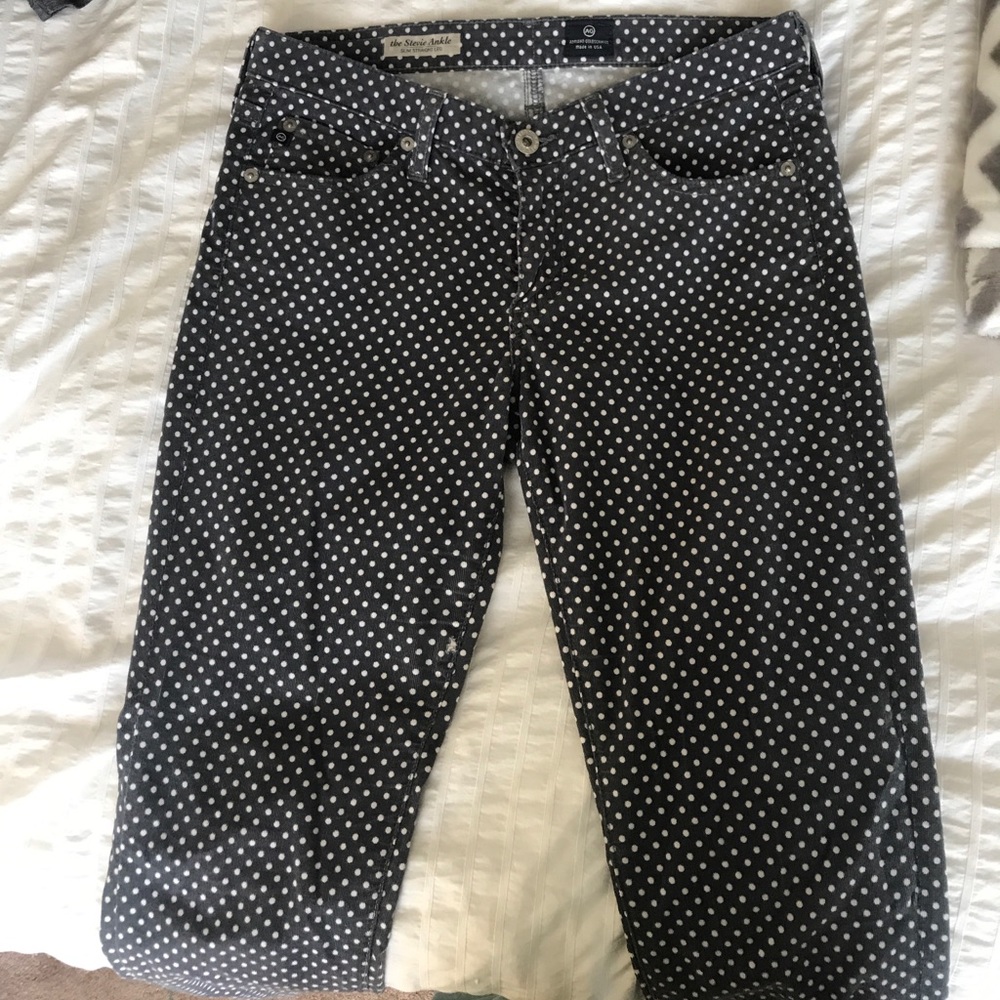 Adriano Goldschmied Stevie Ankle Polka Dot Pants