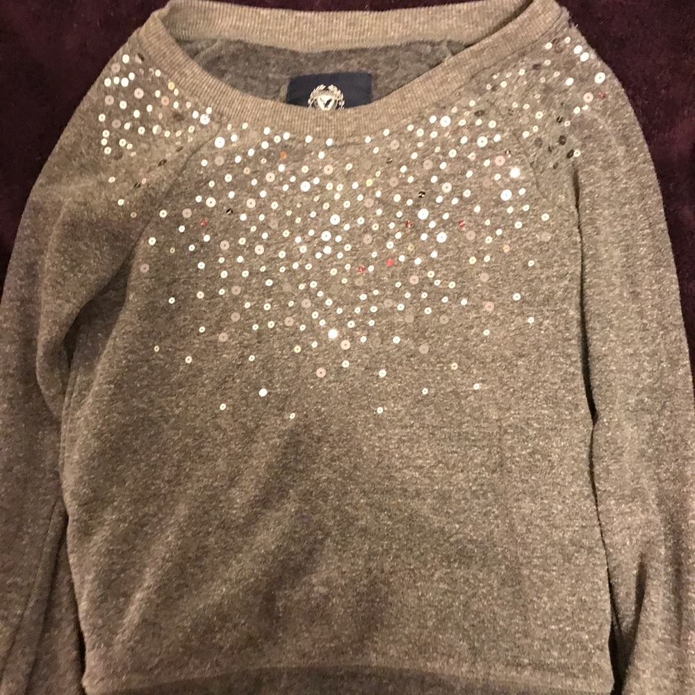 American eagle sparkly sweater