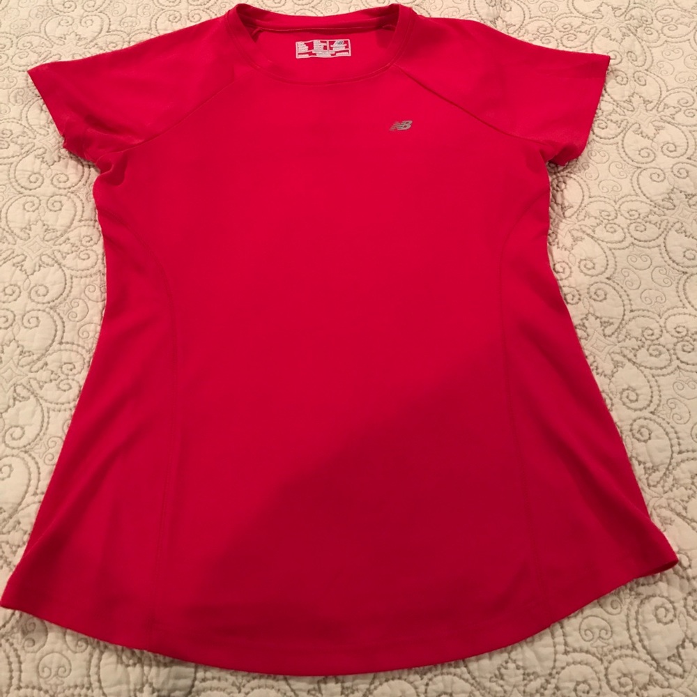 New balance hot pink dry fit shirt