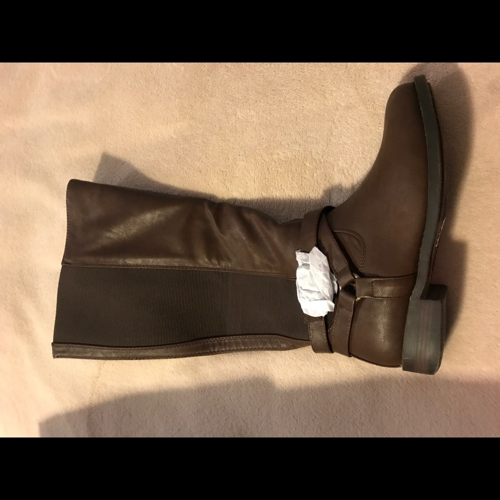 Lane Bryant Wide Calf Leather Boots