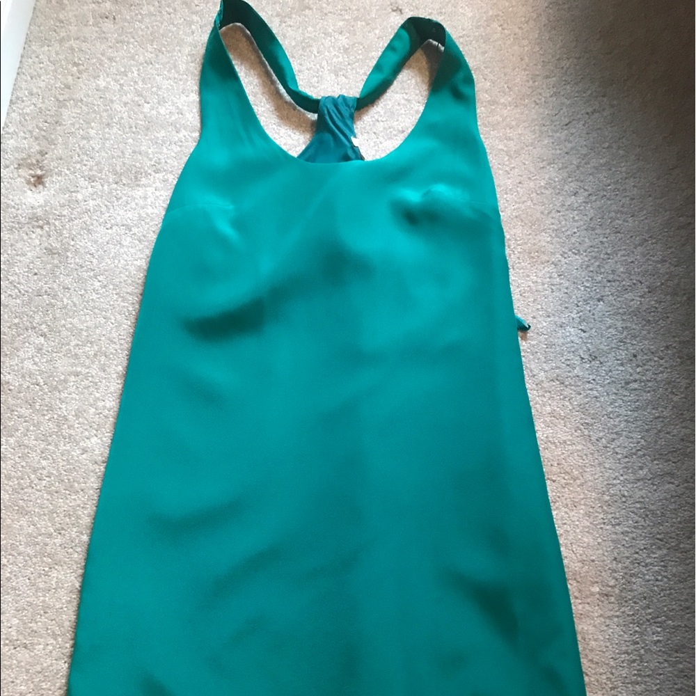 Flowy teal Jcrew dress