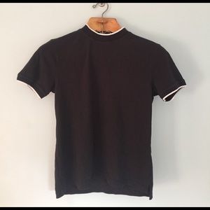 Cute oversized mock neck shirt