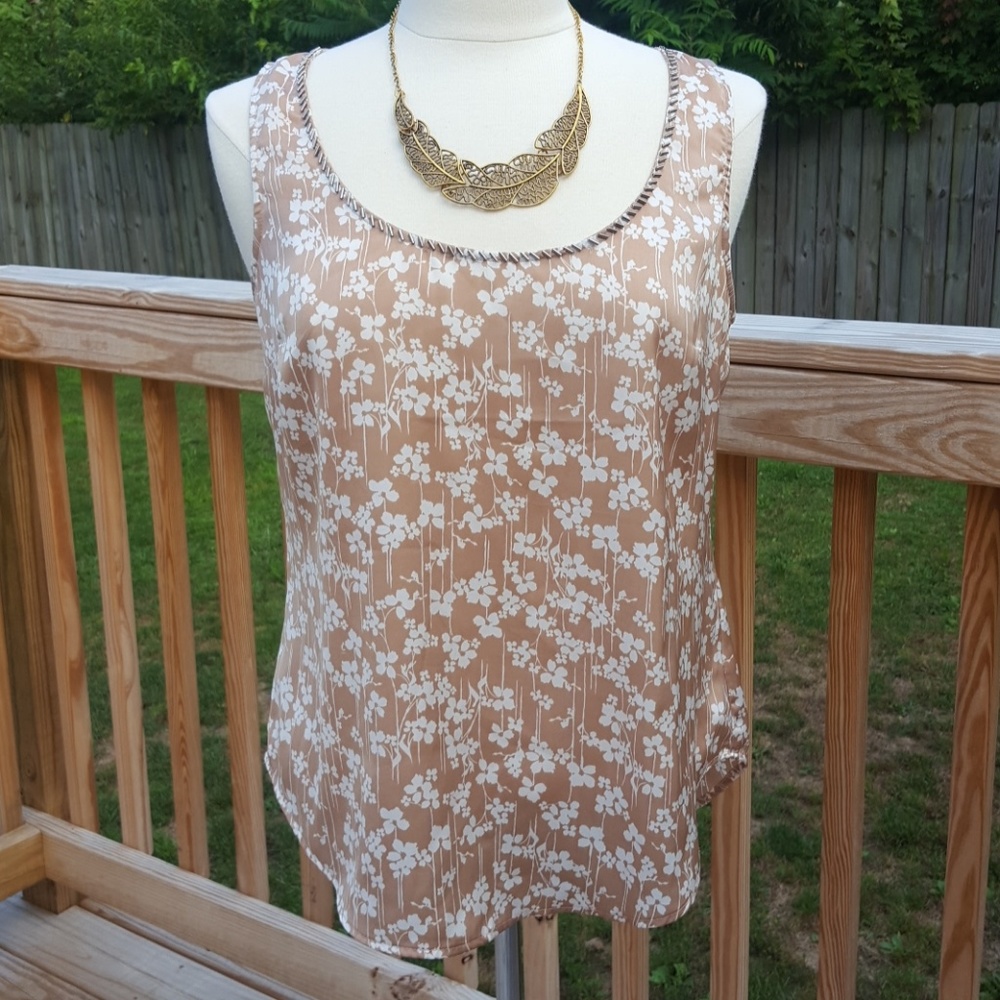NY & Company floral tank (s)