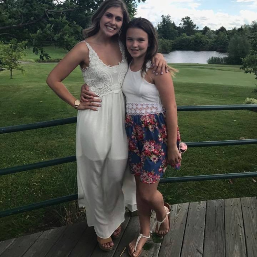 Altar'd State creme colored Maxi