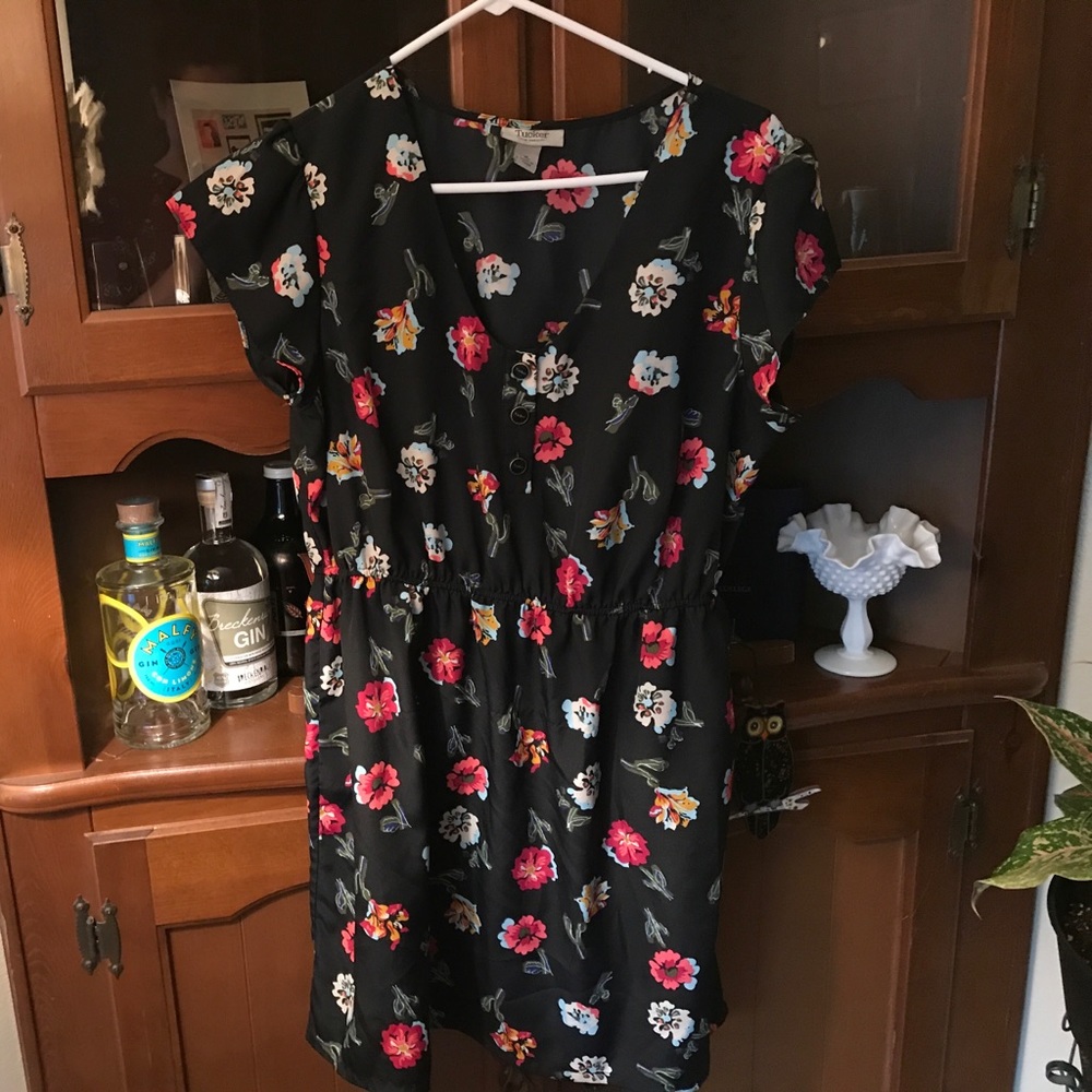 Floral Button Dress