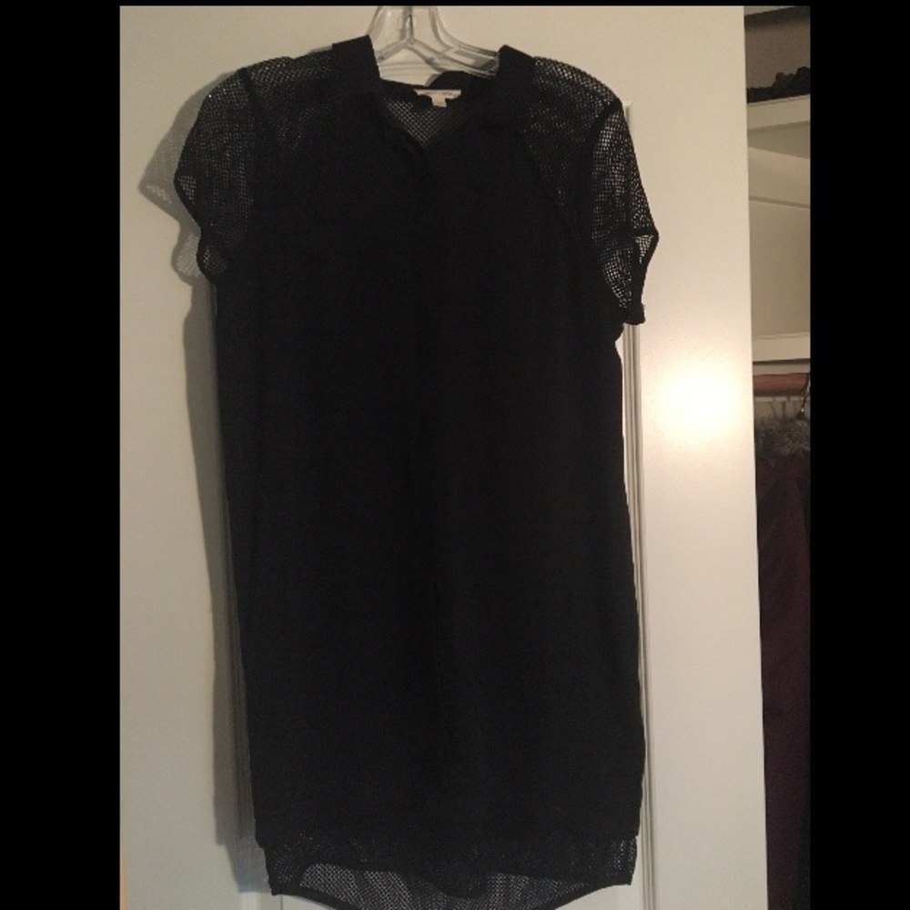 Black mesh dress from Urban Outfitters