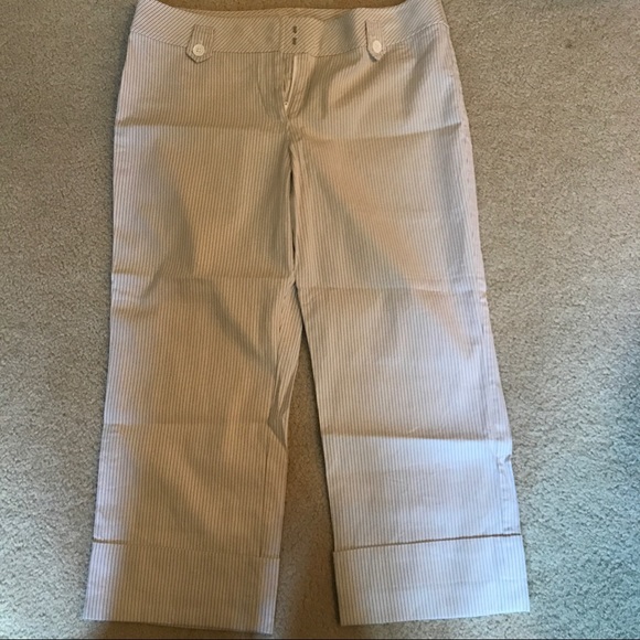 Sold! Striped crop pants - Picture 1 of 6