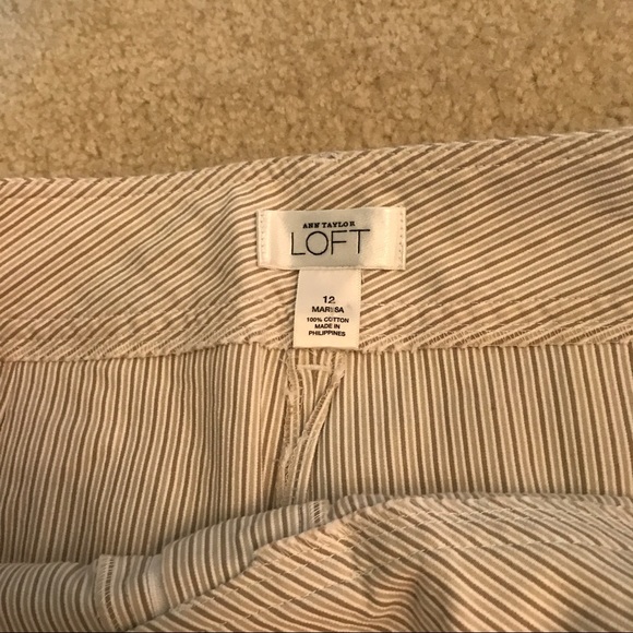 Sold! Striped crop pants - Picture 4 of 6