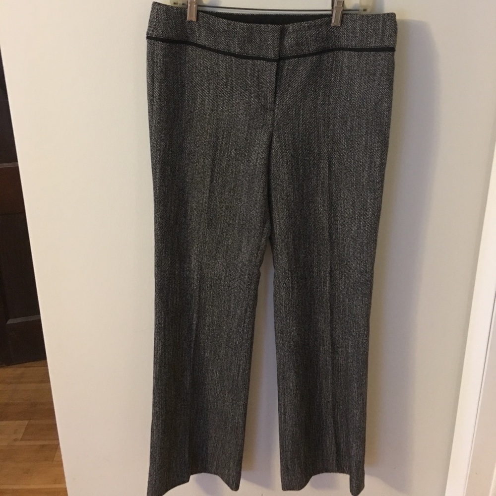 BOGO Ann Taylor Loft Houndstooth Wide leg Trousers