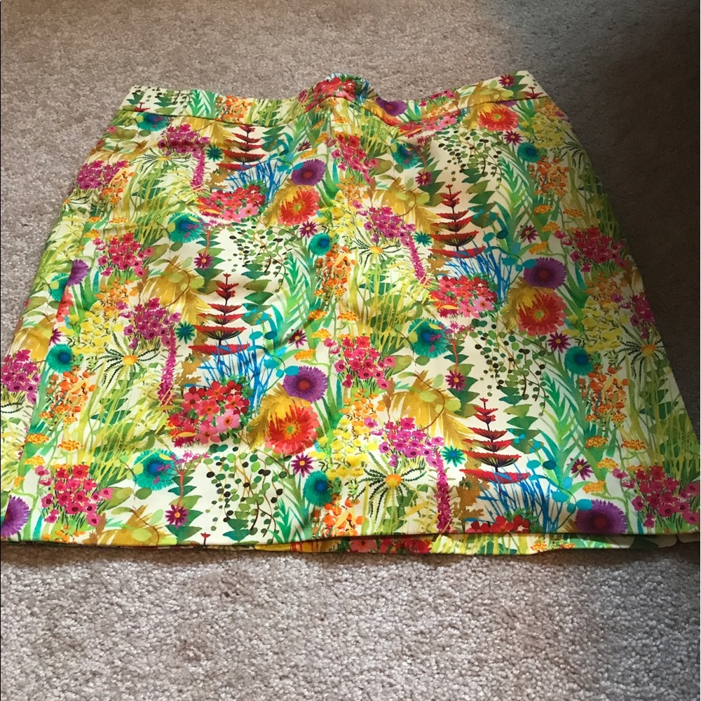Floral Jcrew skirt