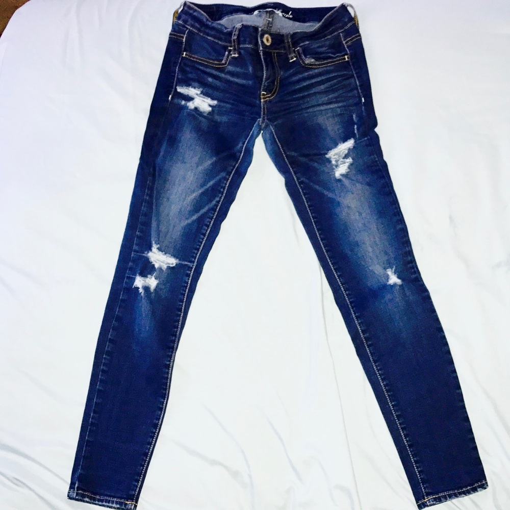 American Eagle Ripped Super Stretch Jegging