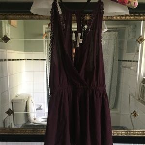 Tank maroon blouse