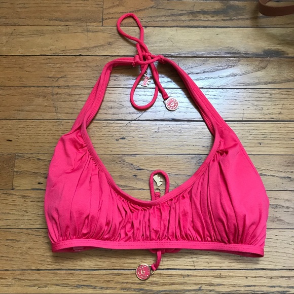 NEW Juicy Couture Swim | Pink Bikini Top - Picture 1 of 6