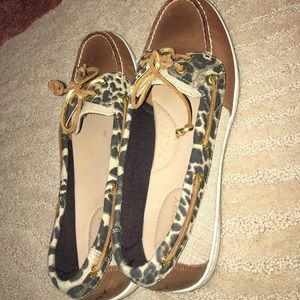 Sperry Leopard/Cheetah Firefish Boatshoe NWOT