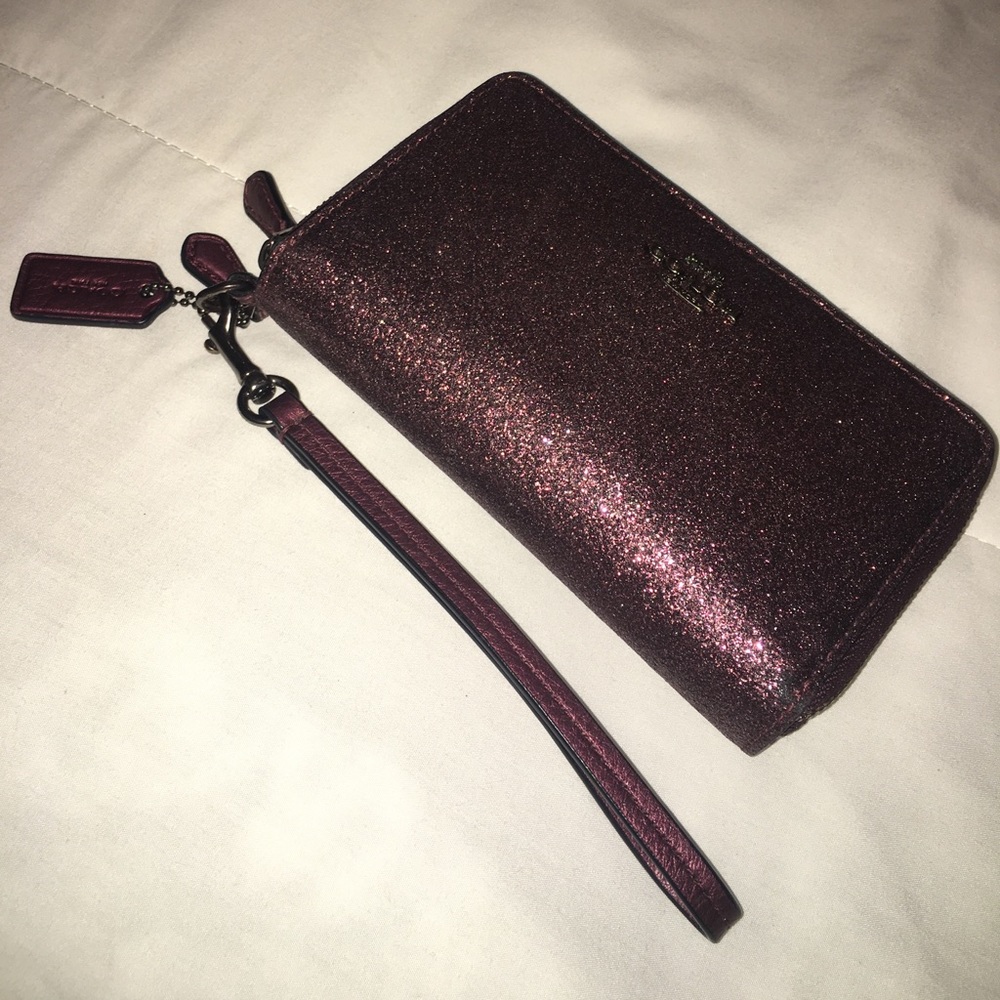 AUTHENTIC Coach Glitter wallet