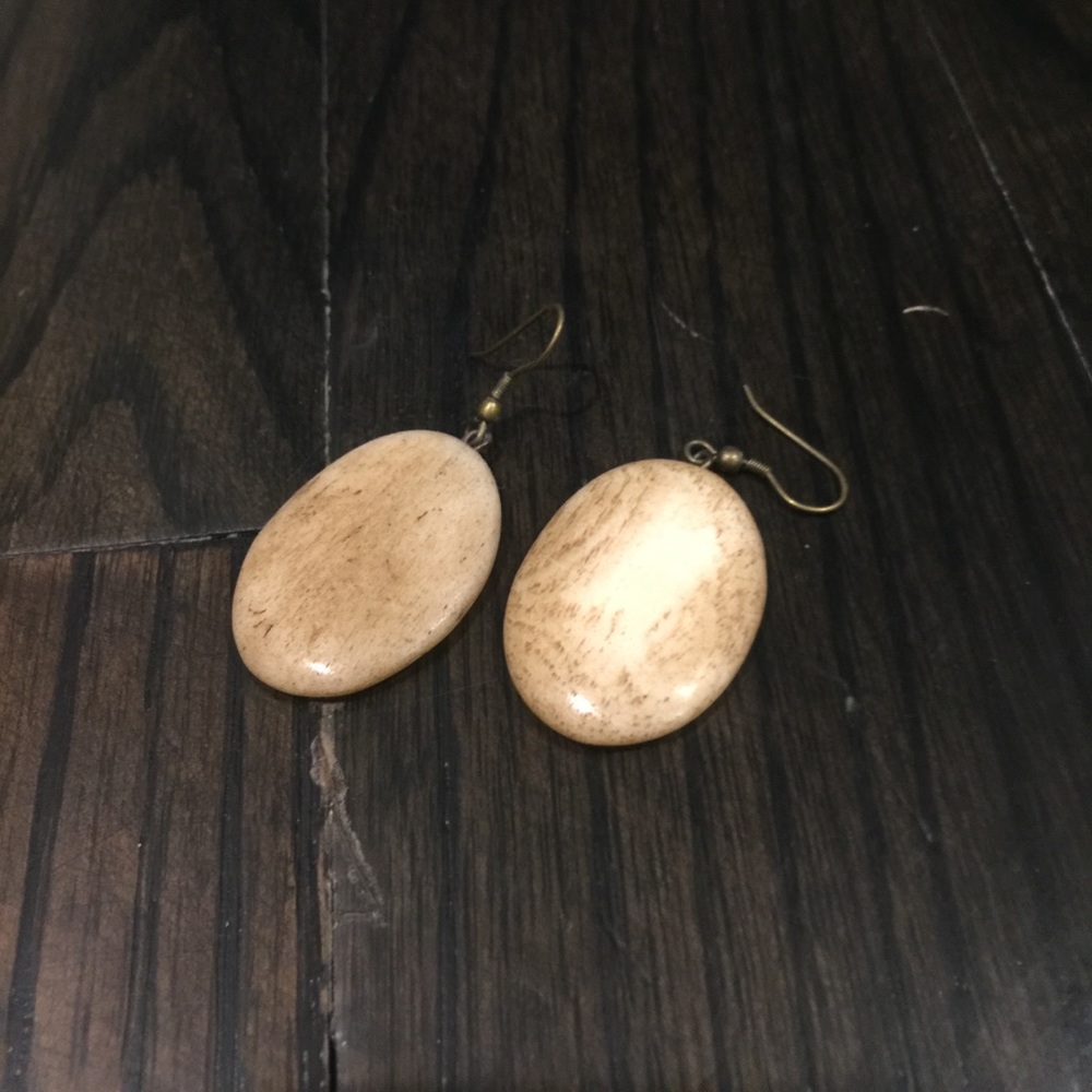Wooden earrings