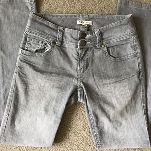 CAbi Gray Straight Jeans