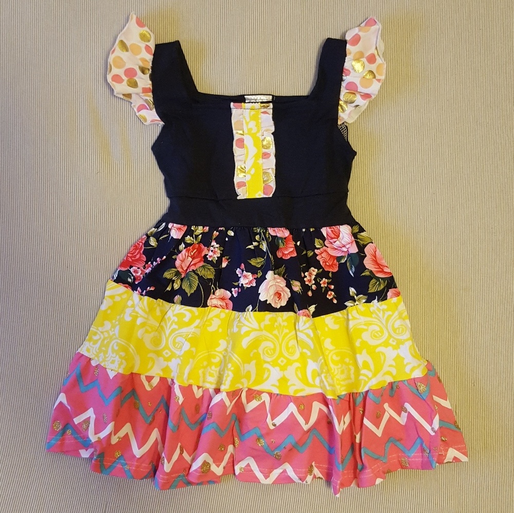 🎉HOST PICK🎉 NWT girls flutter sleeve dress - Picture 2 of 4