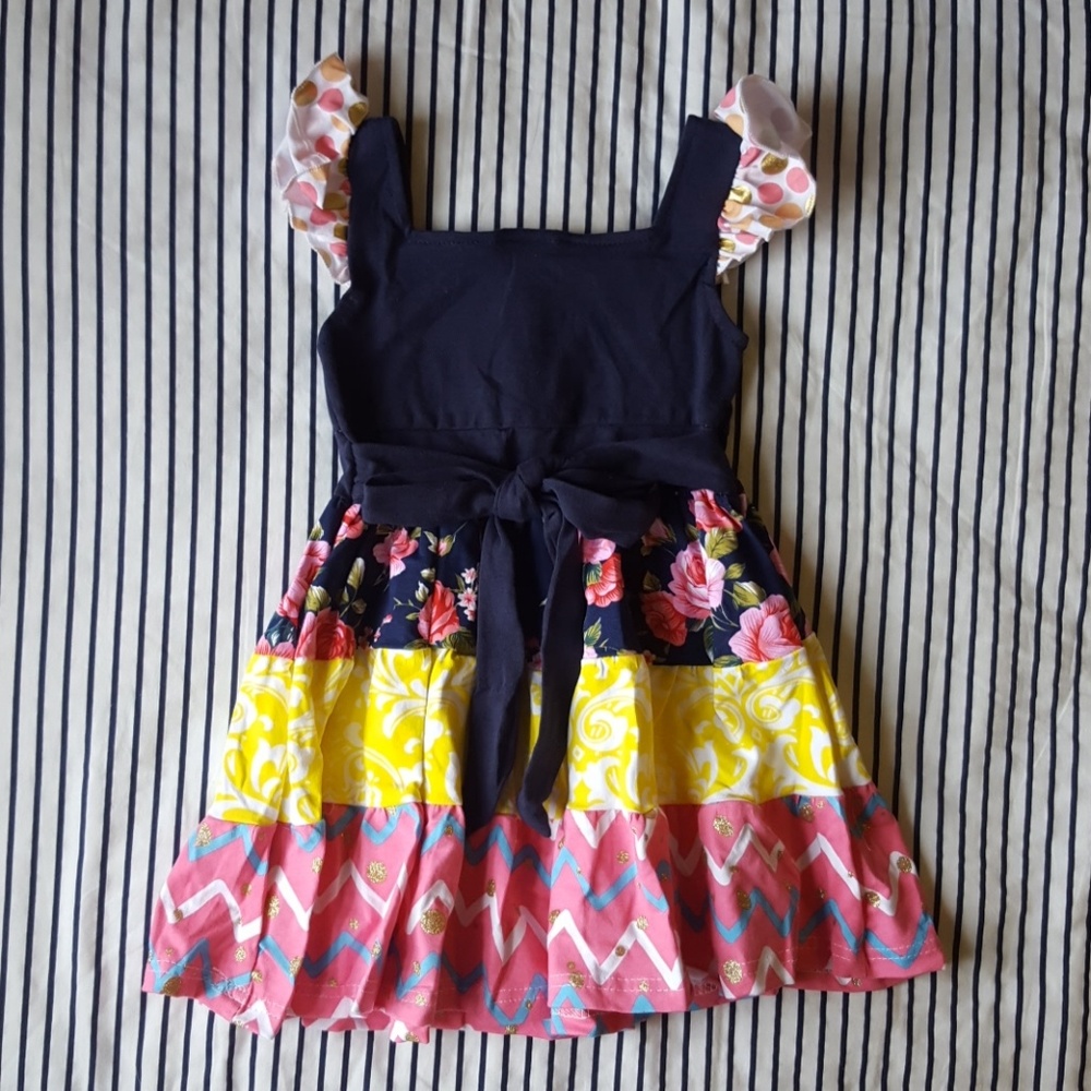 🎉HOST PICK🎉 NWT girls flutter sleeve dress - Picture 4 of 4