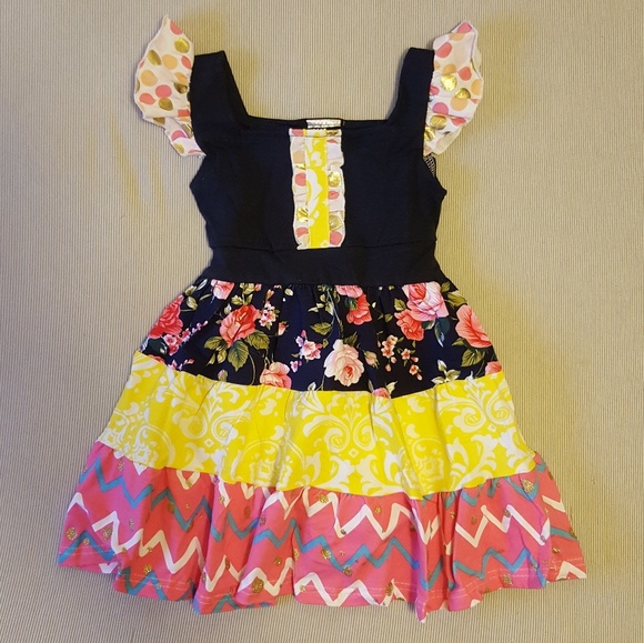 ๐HOST PICK๐ NWT girls flutter sleeve dress - Picture 2 of 4