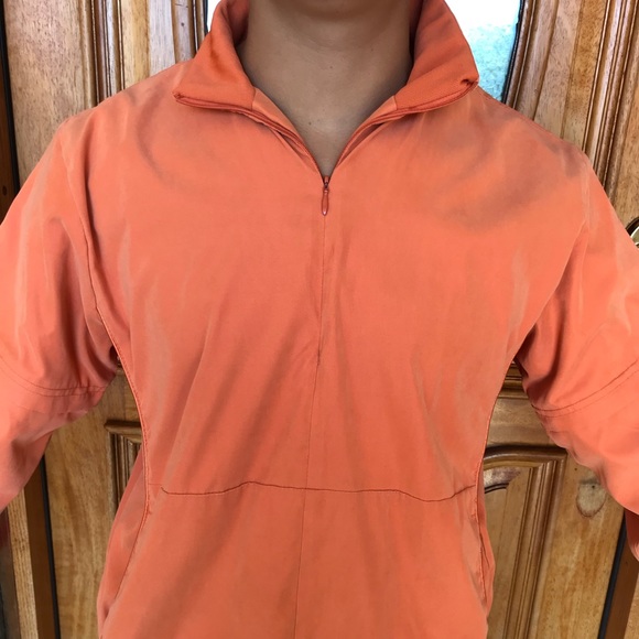 Weatherproof orange golf jacket - Picture 1 of 3