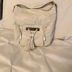 White Nicole Miller pocket book