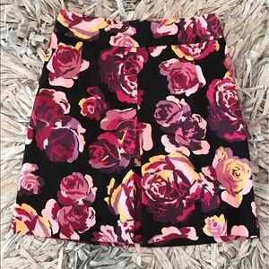 Express Floral Mini Skirt