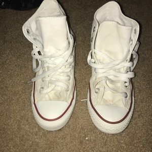 white high top converse