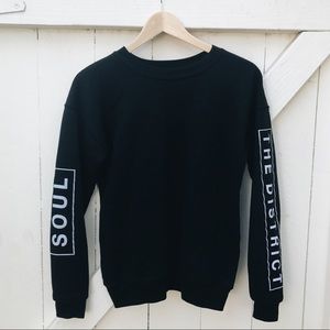 SoulCycle "The District" Black Sweatshirt