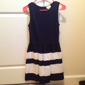 Fit and Flow Striped Dress
