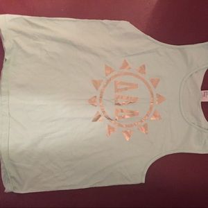 Mint green spring break tri delta tank top