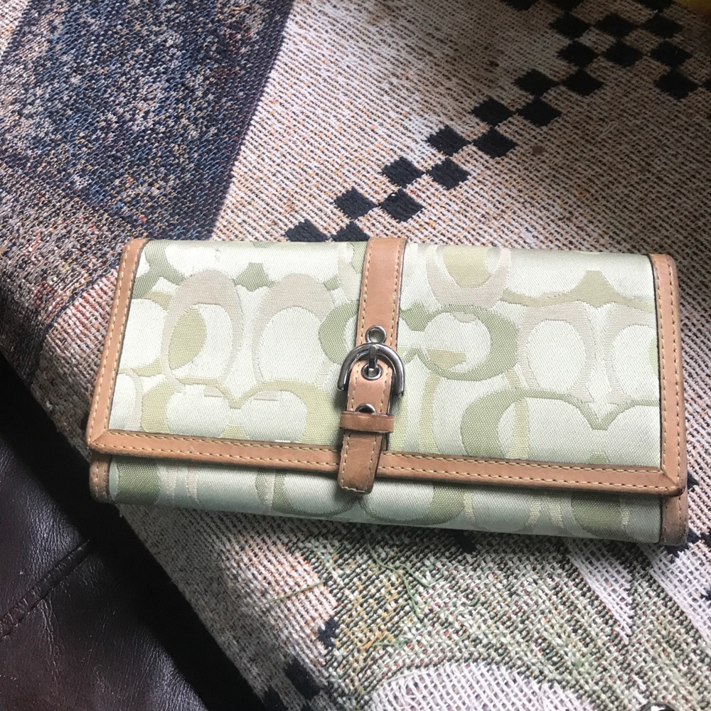 Coach cloth wallet
