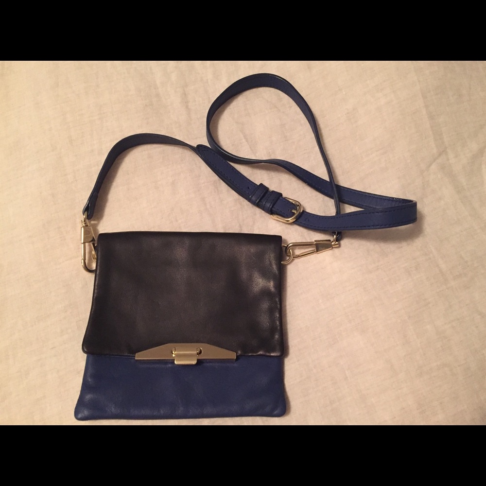 Ann Taylor Leather Crossbody Clutch