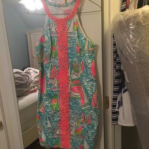 LILLY PULITZER you gotta regatta boat shift dress
