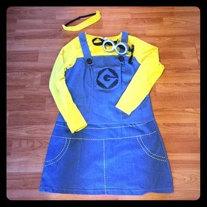 Despicable Me Minion Outfit w/ headband & glasses