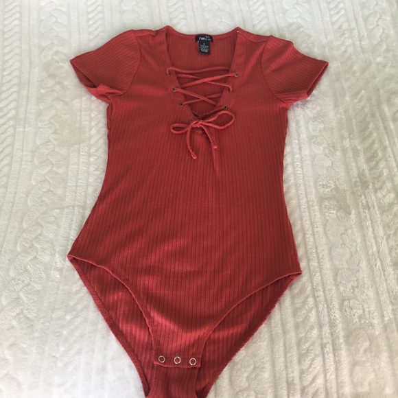 Women's maroon onesie top - Picture 1 of 1