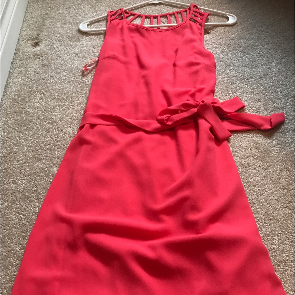 Coral dress