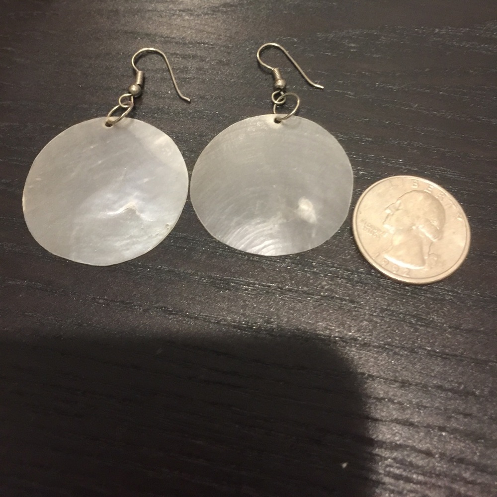 Sand dollar earrings