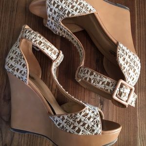 Charlotte Russe tan platforms