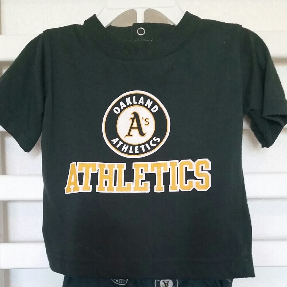 SOLD. Oakland A's set. Size 12mo.