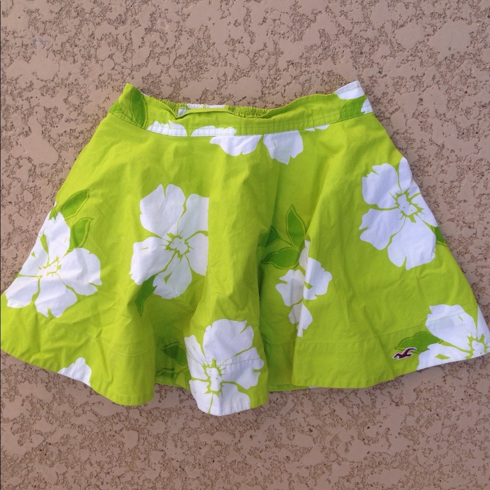 Floral Hollister Skater Skirt