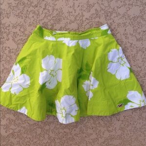 Floral Hollister Skater Skirt