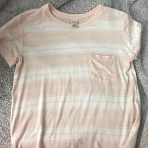 Striped pink tshirt