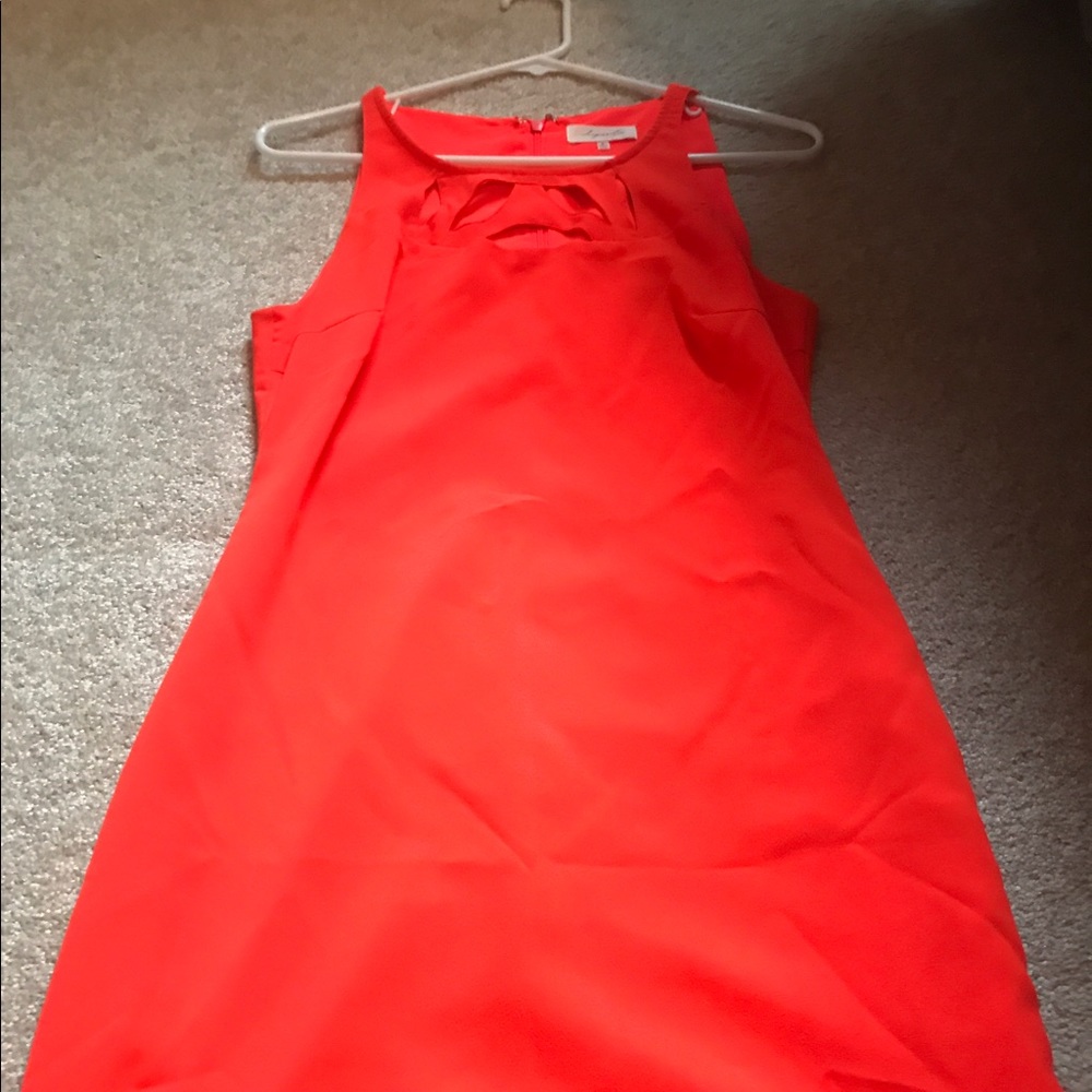 Coral dress
