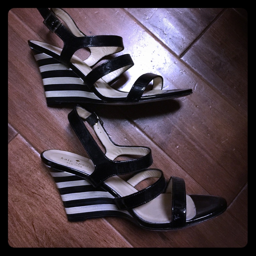 Kate Spade sandals / wedges EUC!