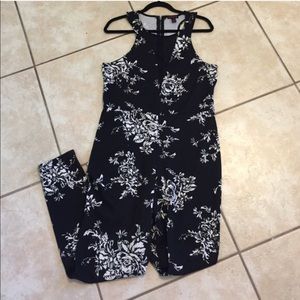 Black and white jumpsuit